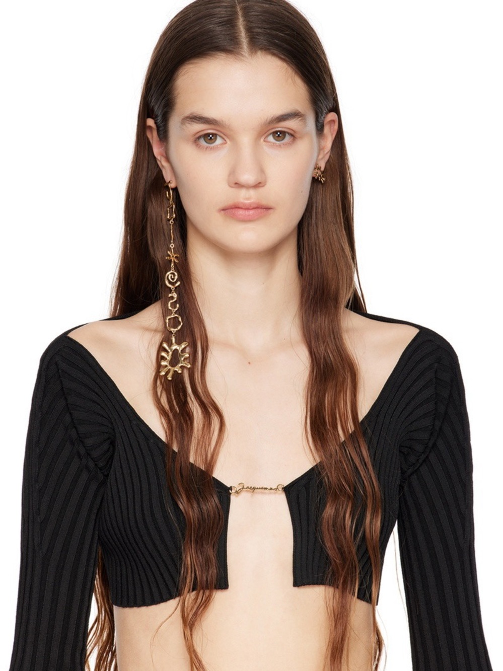 Jacquemus Les Boucles Sol Earrings - Picture 2 of 6